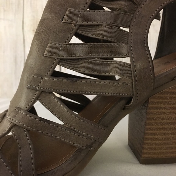 Brown Strappy Booties - Picture 5 of 6